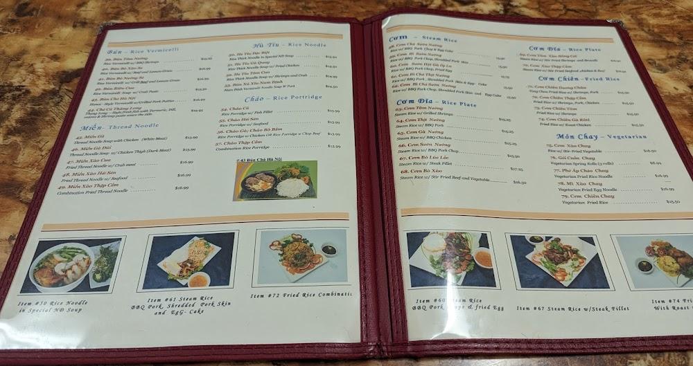 Phở Nam Định Restaurant Menu image 3